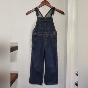Wrangler Darkwash Denim Jean Overalls  Size 5T